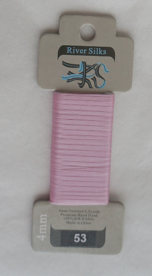 River Silks Ribbon Pink Color53 4mm